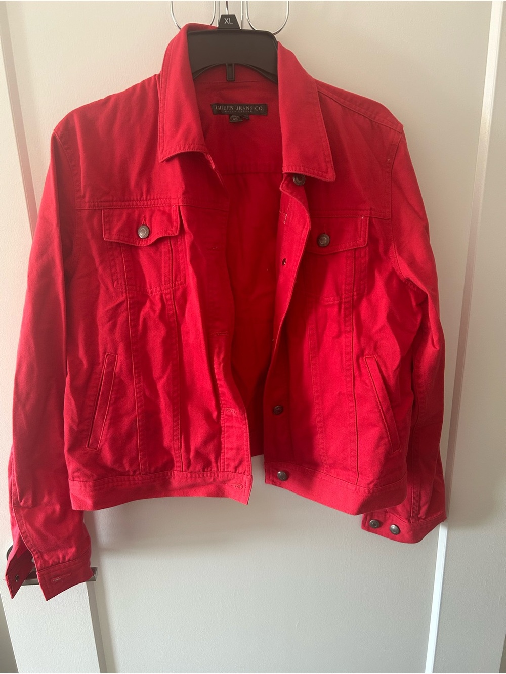 Lauren Ralph Lauren Red Cotton Jean Jacket - Women